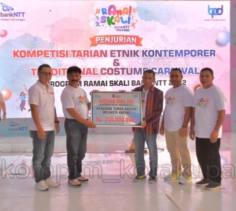 Buka Event Ramai Skali, Pemkot Terima Bantuan CSR dari Bank NTT