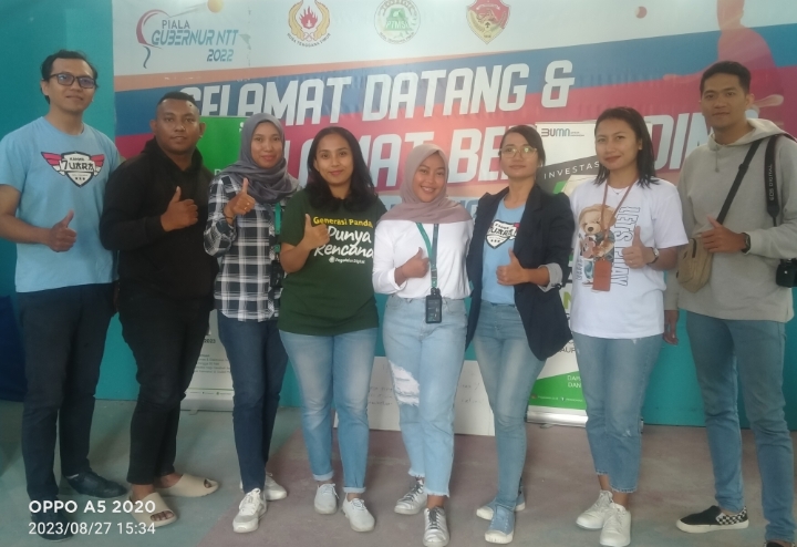 Meriahkan HUT ke 78 RI, Pagadaian Area Kupang Gelar Turnamen Tenis Meja