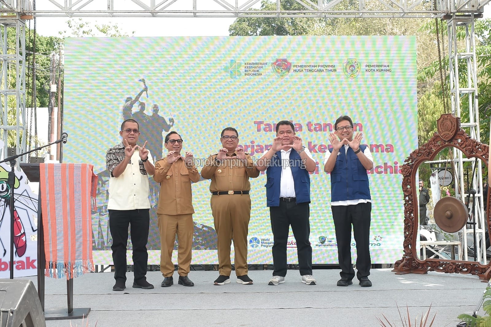 Menkes Launching Pilot Project Implementasi Teknologi Wolbachia di Kota Kupang