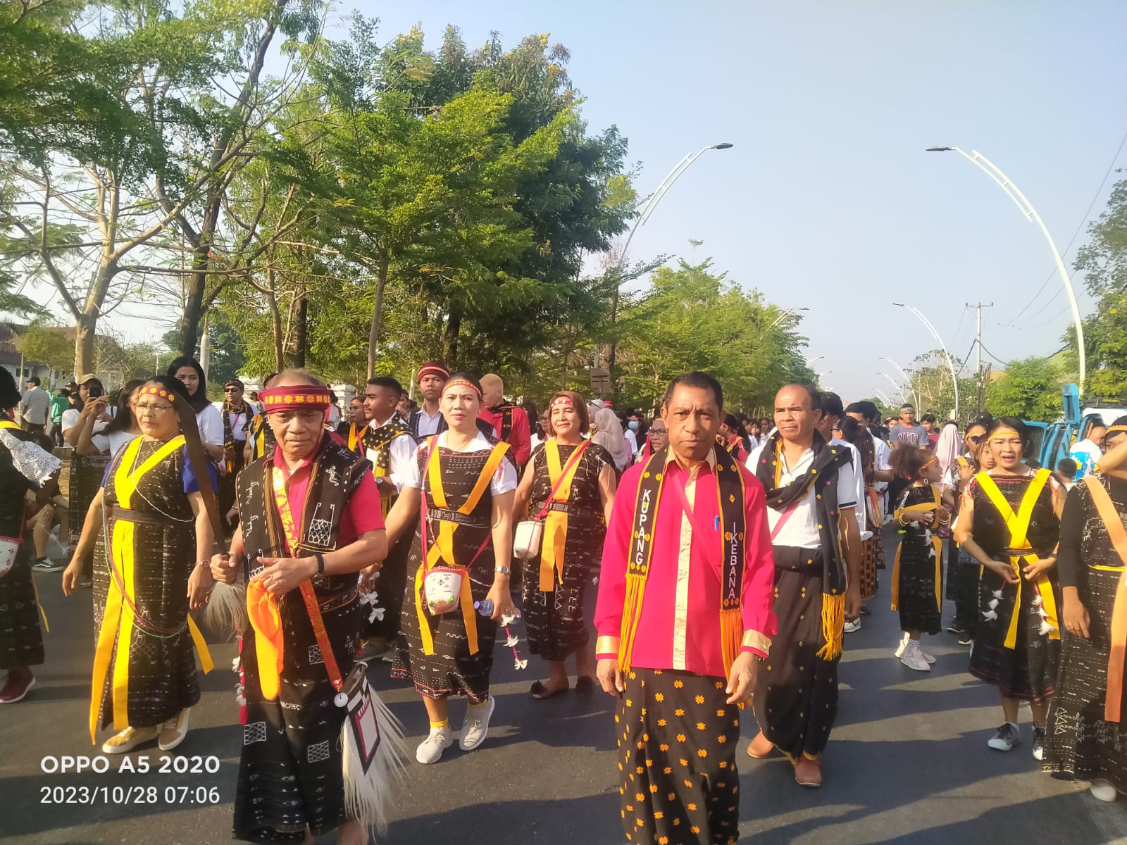 Meriahkan Hari Sumpah Pemuda, IKADA dan IKEBANA Gelar Ja'i Masal di Arena CFD Kupang