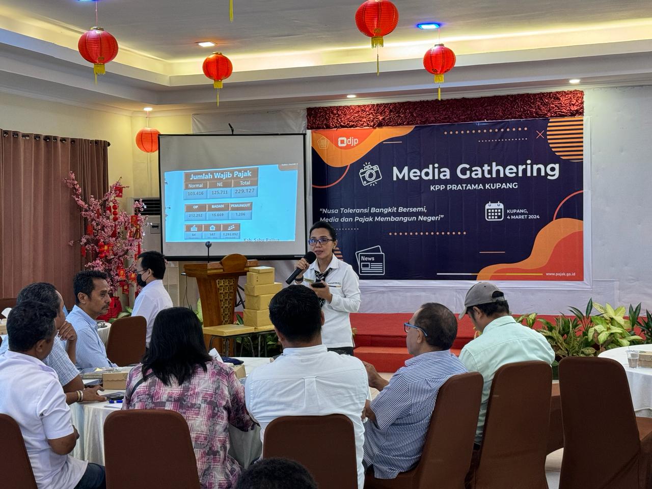 KPP Kupang Gelar Media Gathering dan Sosialisasi Perpajakan Bersama Wartawan