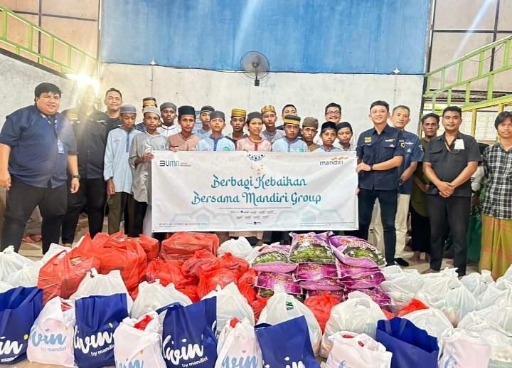 Tebar Berkah Ramadan 1445 H, Bank Mandiri Santuni 750 Anak Yatim dan Duafa di wilayah Bali dan Nusa Tenggara