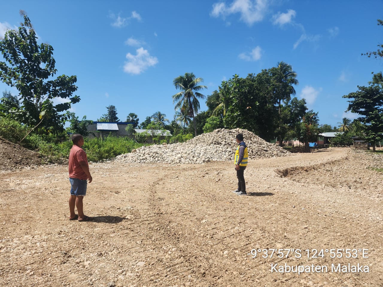 BWS NT II Benahi Tanggul Pengamanan Sungai Yang Putus  di Malaka