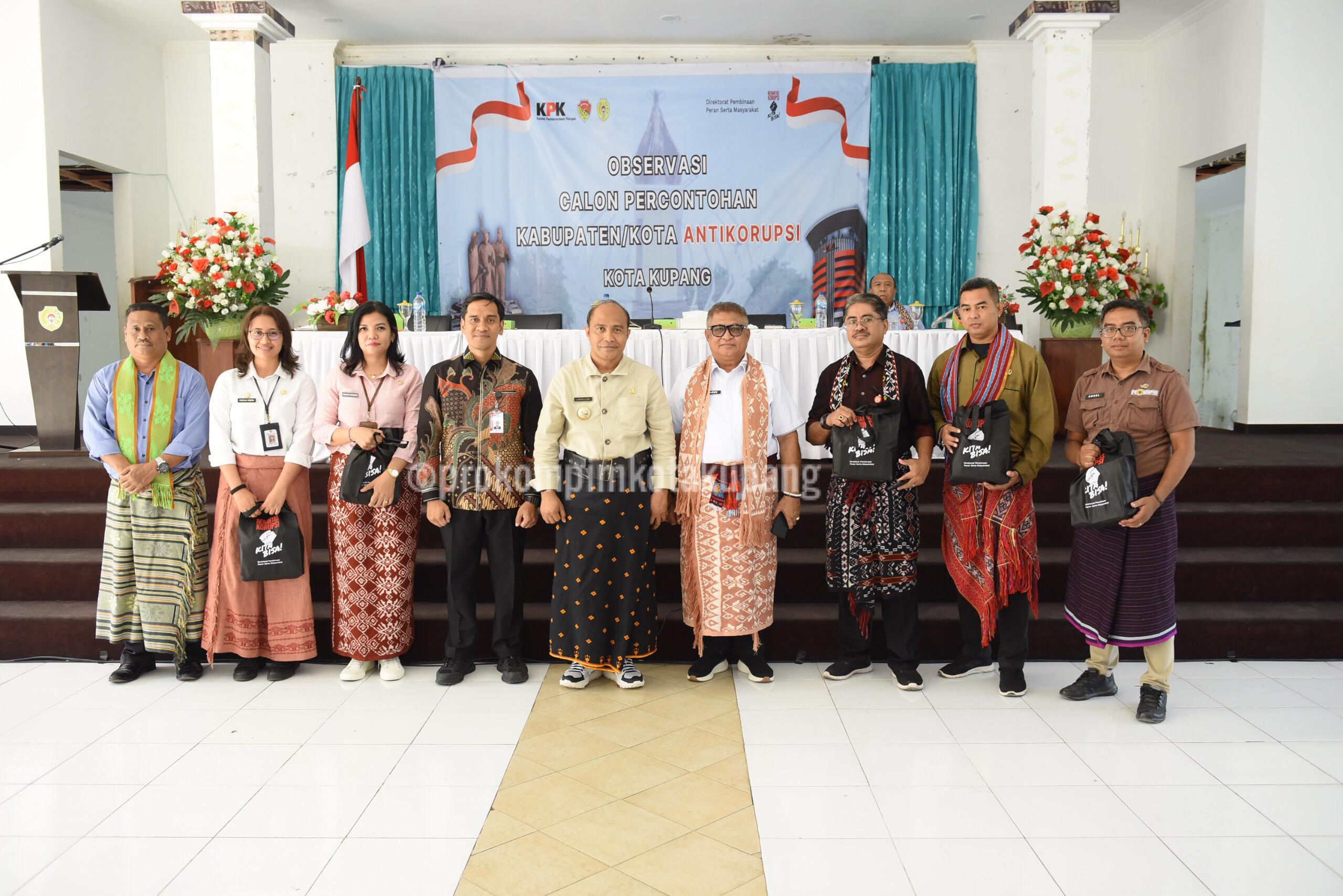 Kota Kupang Siap Menjadi Percontohan Kota Antikorupsi